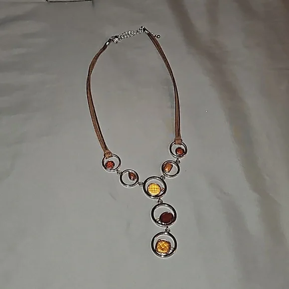 Lia Sophia Rootbeer Cord Necklace - Picture 2 of 6